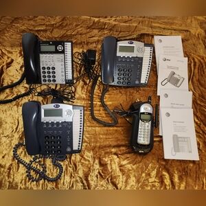 ATT Business Line Lot Bundle Of 4 Working 1080 945 1445 Models Phone Landline